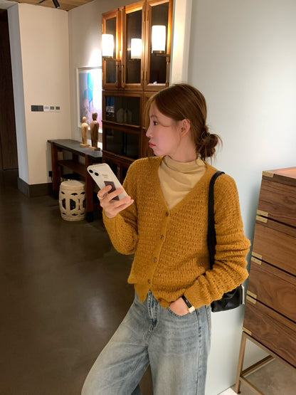 // 復古肌理感鏤空12%wool CD