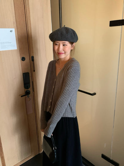 // 復古色調背後手織標直坑紋CD