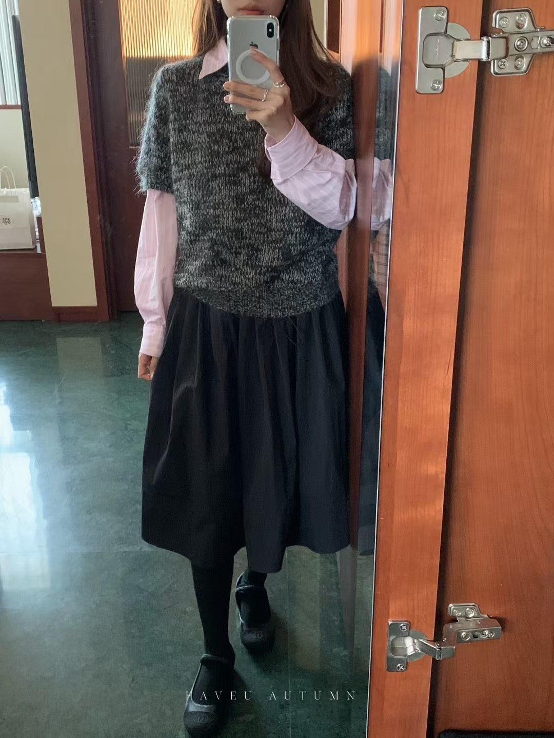 // 長度比例超好蓬蓬褶褶中裙