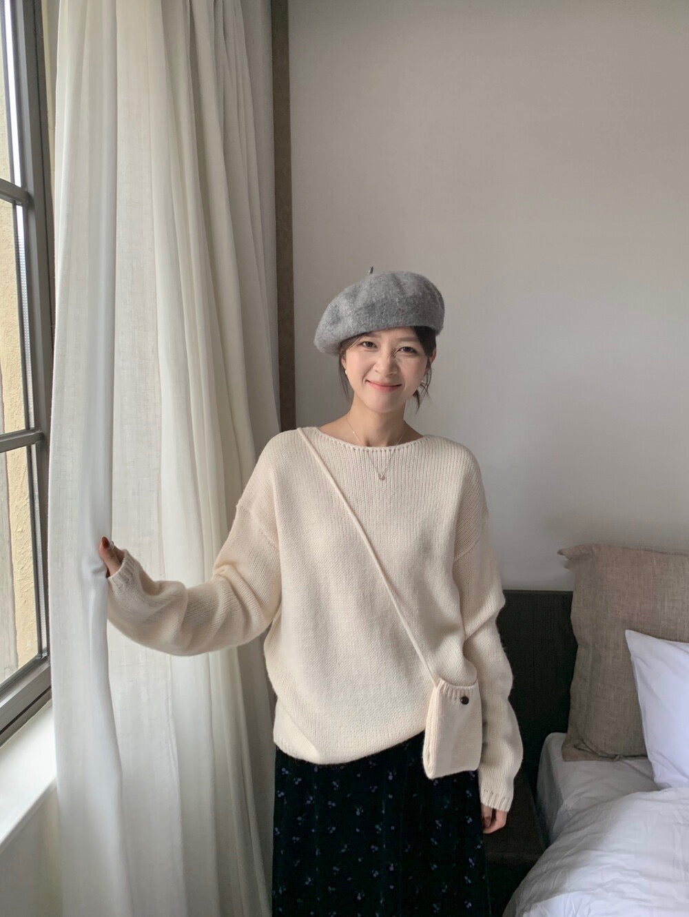 // 20%羊毛疏針圓領NT(連小袋仔)