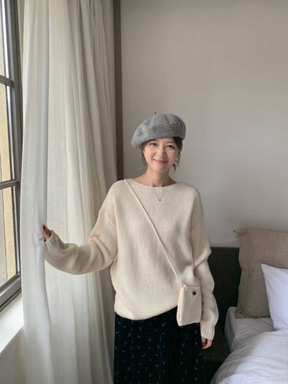 // 20%羊毛疏針圓領NT(連小袋仔)