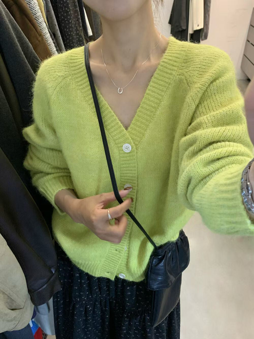 // 8%Wool慵懶感直坑紋邊CD