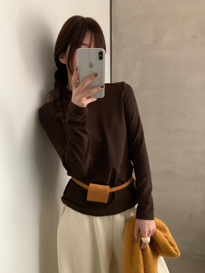 // 超軟超舒服必入小立領9色TEE