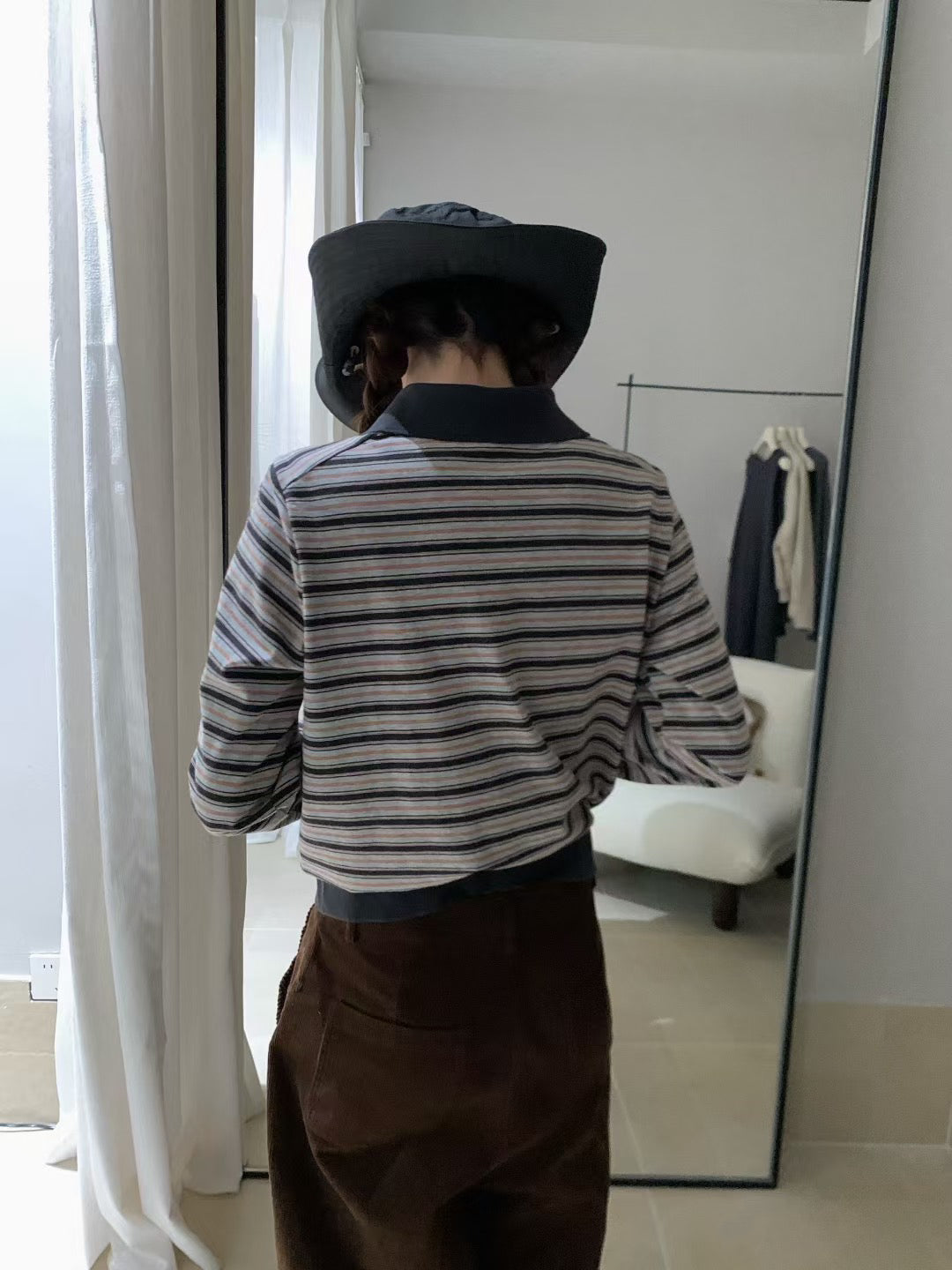 // 100%棉質拼間polo TEE