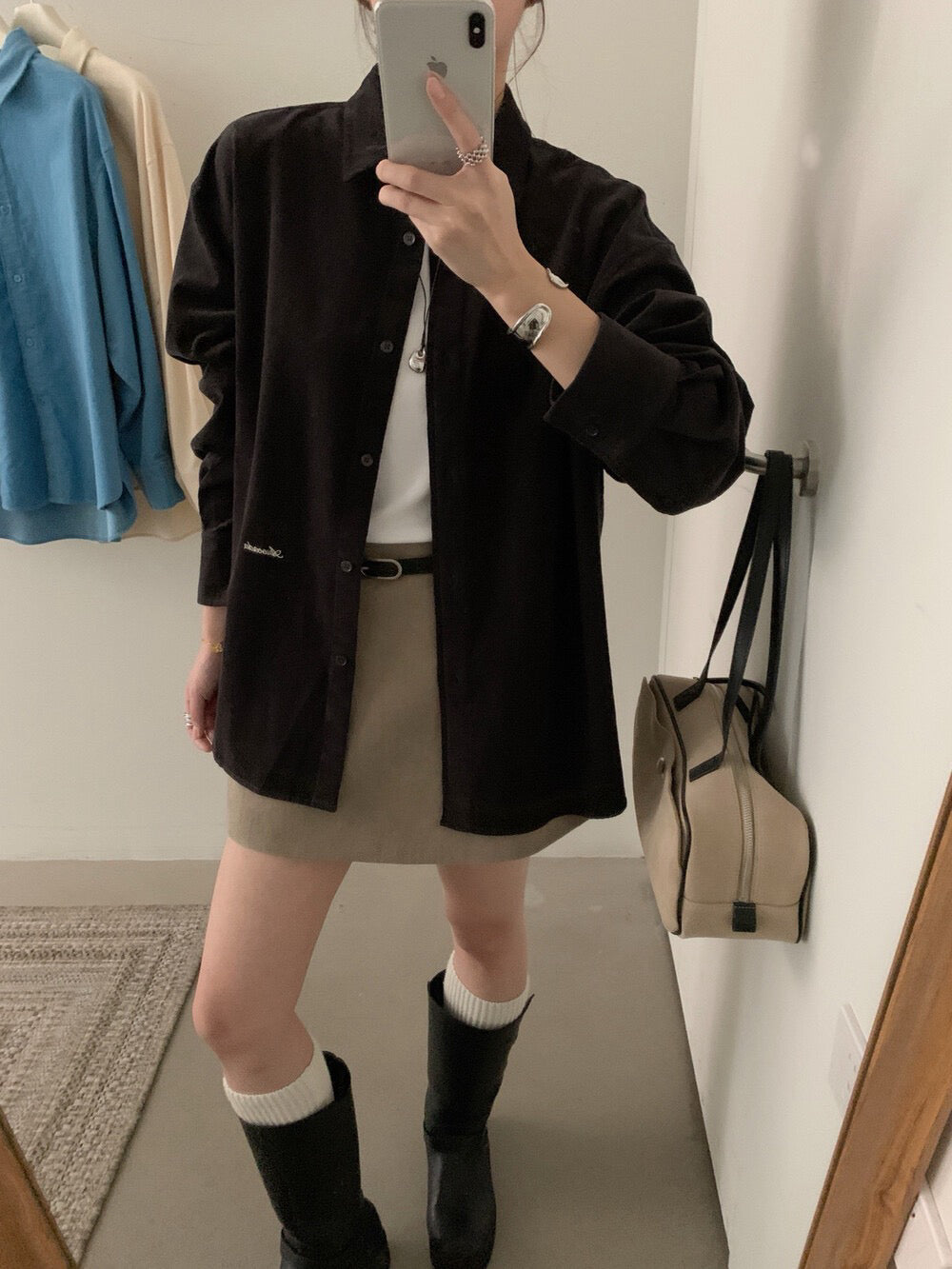 // 高質刺繡字燈芯絨SH