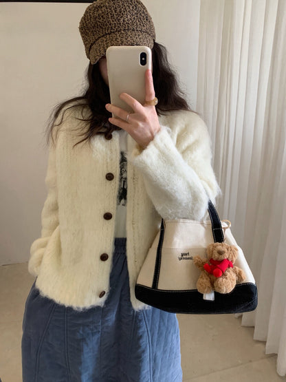 // 拉絨插肩保暖CD