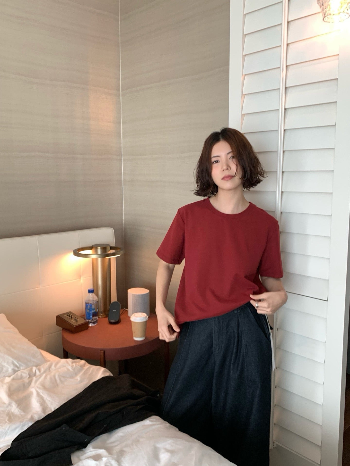 (現貨) // 觸感滿分雲朵絨基礎圓領TEE