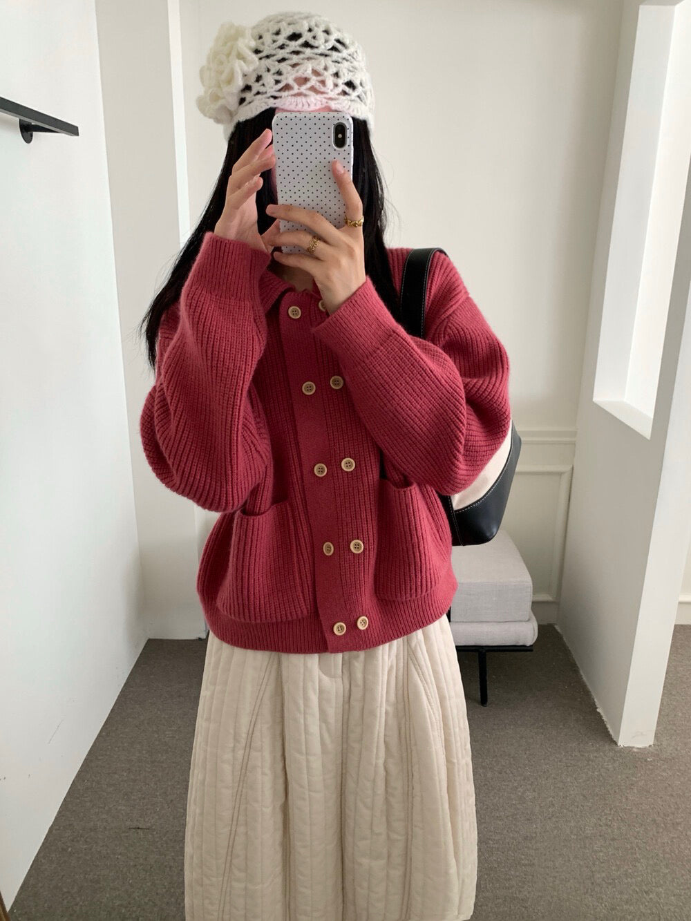 // 慵懶感雙排扣口袋翻領CD