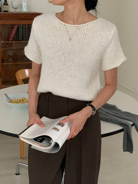 // alpaca手工織感短袖NT