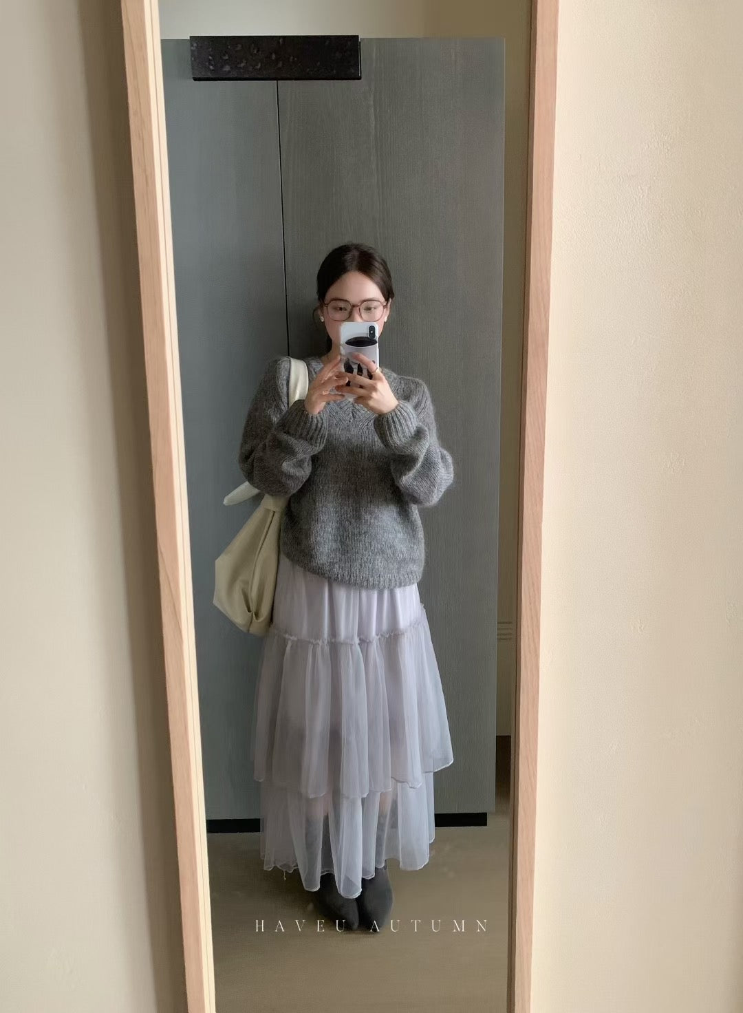 // 可拆內裡2ways層層紗裙