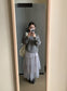 // 可拆內裡2ways層層紗裙