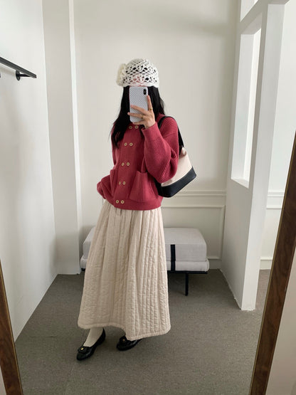 // 慵懶感雙排扣口袋翻領CD