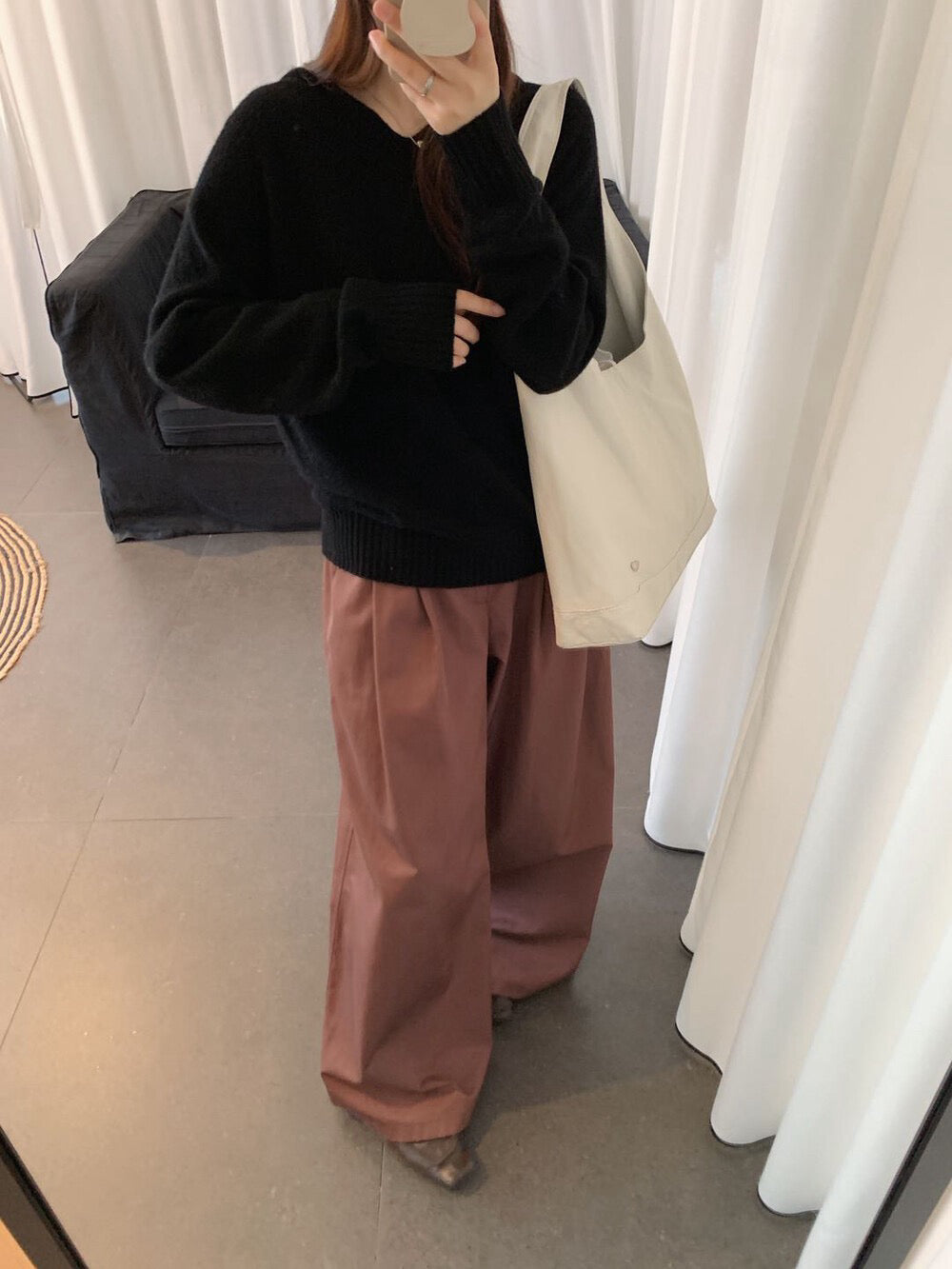 // 100%綿羊毛無縫一體連帽NT