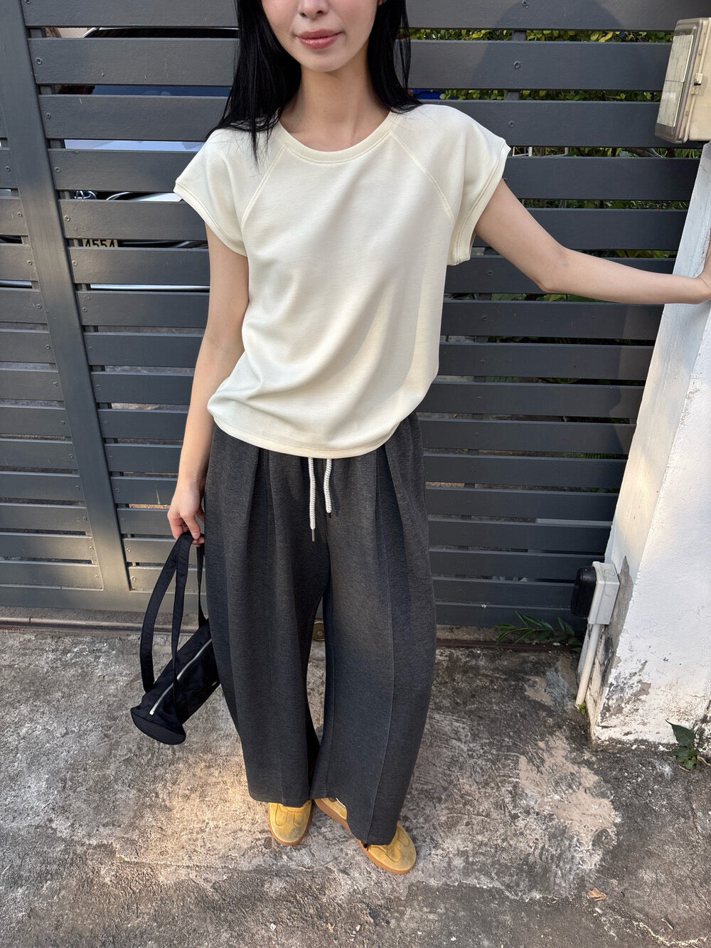 // 舒服度滿分lyocell棉小飛袖TEE