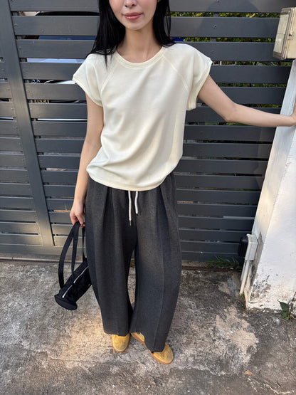 // 舒服度滿分lyocell棉小飛袖TEE