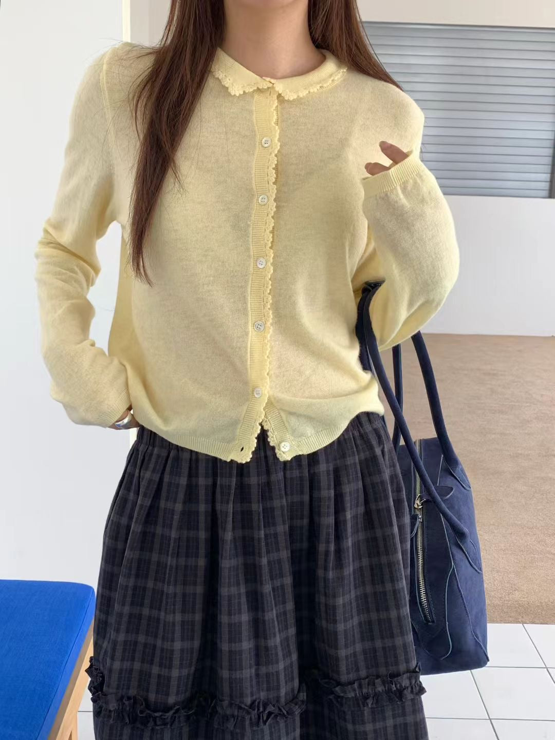// 精緻鈎花小圓領CD