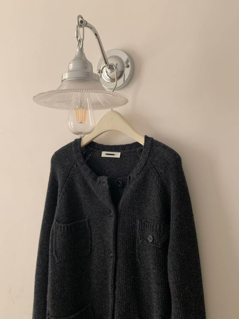 /// 100%羊毛多口袋設計慵懶感中長CD