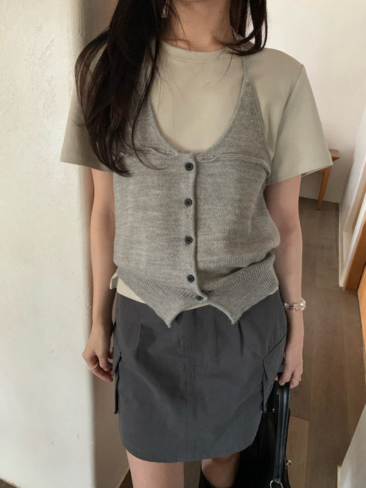 🦭 30%羊毛法式疊穿小吊帶