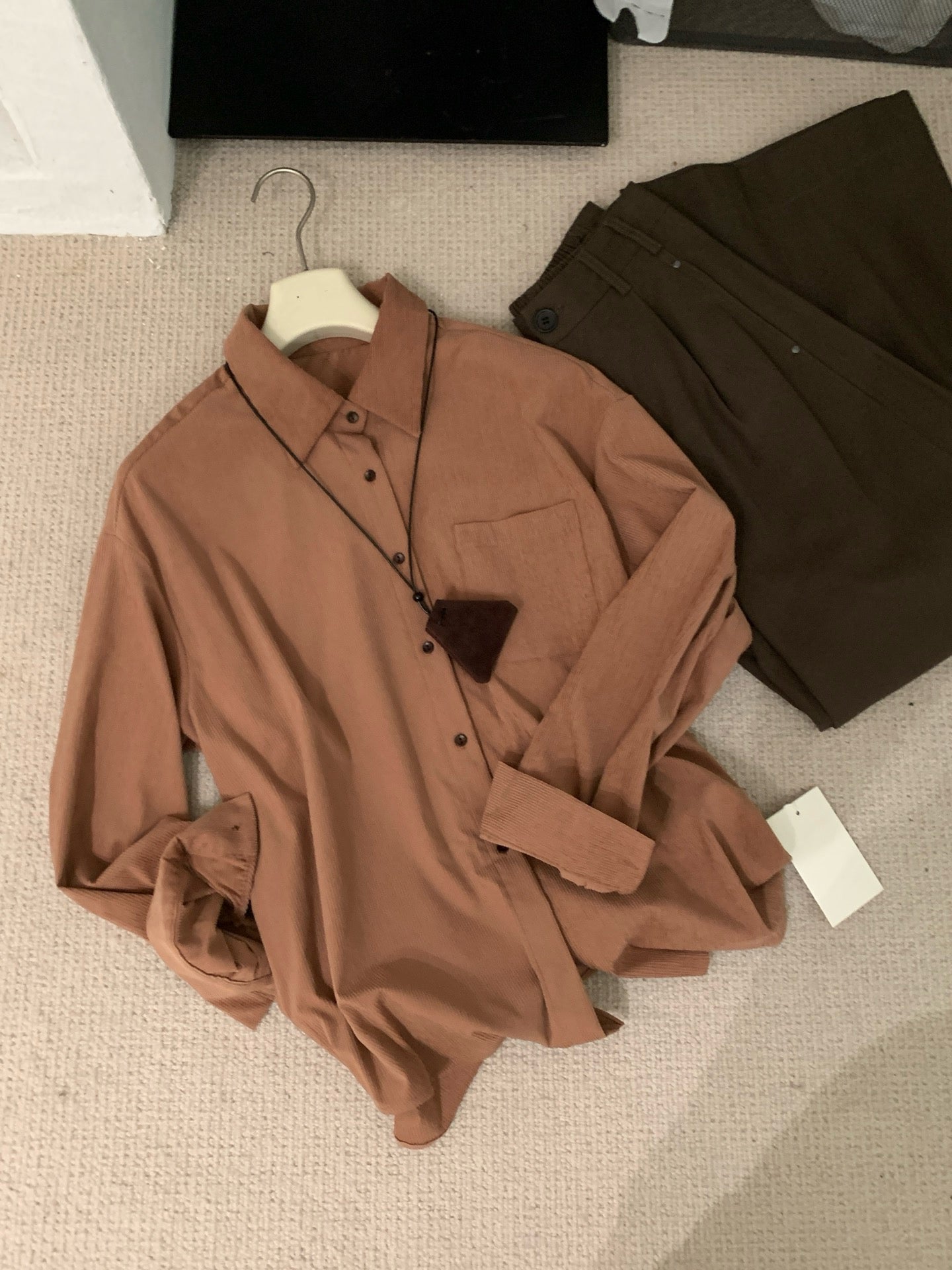 // 多色超柔軟燈芯絨口袋SH