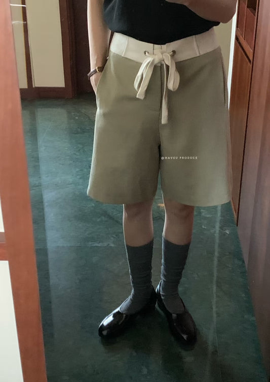 // 褲頭設計感滿分五分西褲