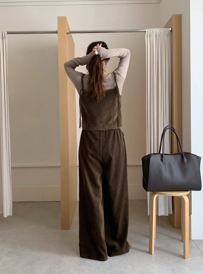 // 性價比極高吊帶+打底+全長褲三件套