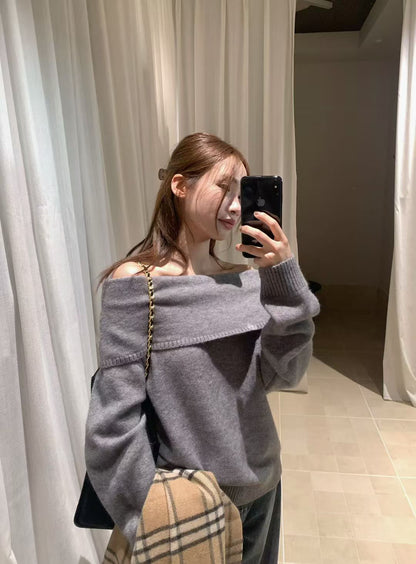 // 溫柔小性感一字領親膚NT