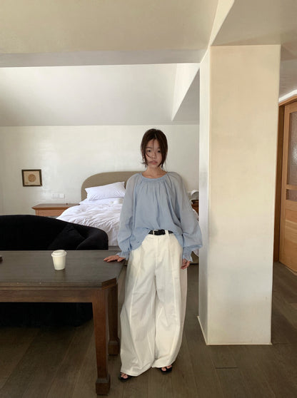 // 木耳邊袖子雙層衣擺BL