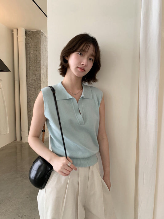 🐩 30%羊毛小V翻領針織背心