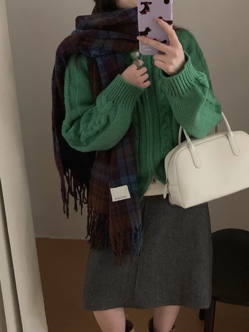 // 可立領麻花上下拉鍊CD