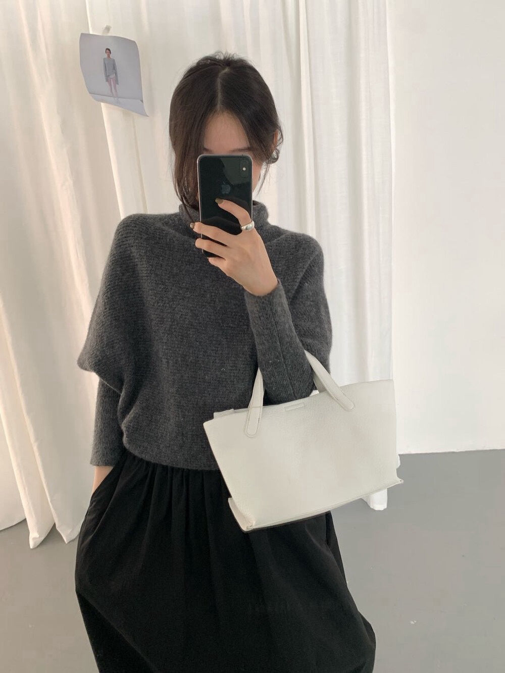 // 堆堆領慵懶感蝙蝠袖NT