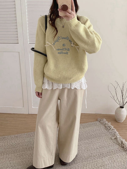 // 超美蝴蝶結絲帶加刺繡字NT