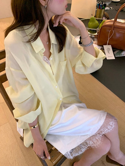 // 超舒服天絲料防曬恤衫￼