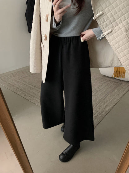 // 超軟糯後口袋羊毛糯米褲