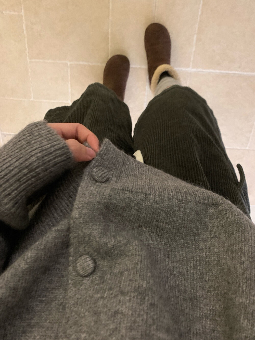 // 30%raccoon側包扣卷邊領CD