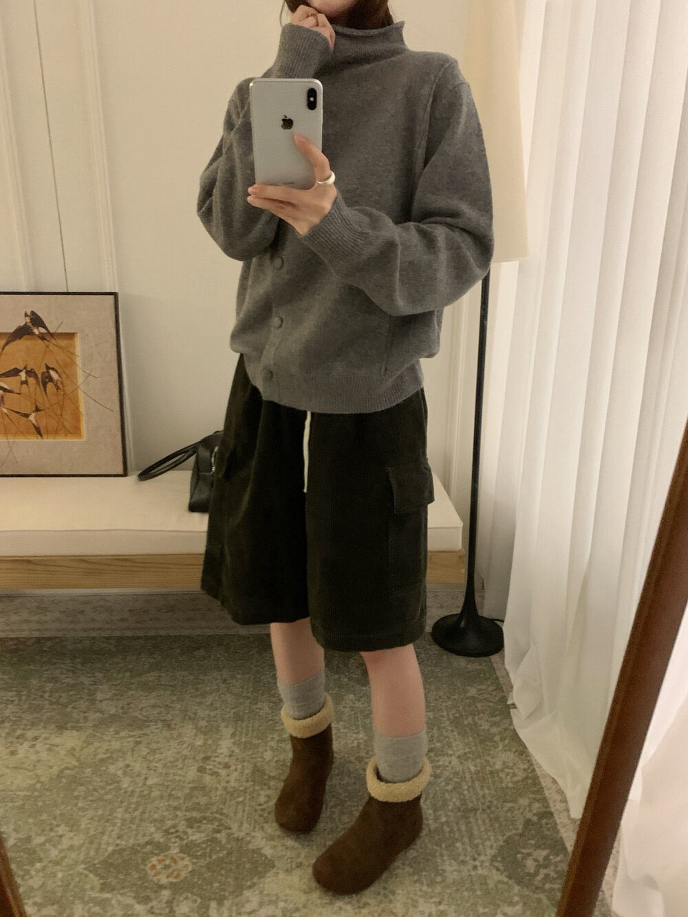 // 30%raccoon側包扣卷邊領CD