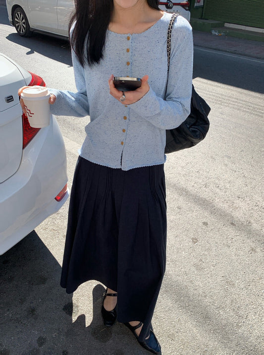 🪄 9%羊毛混麻花邊雜點CD