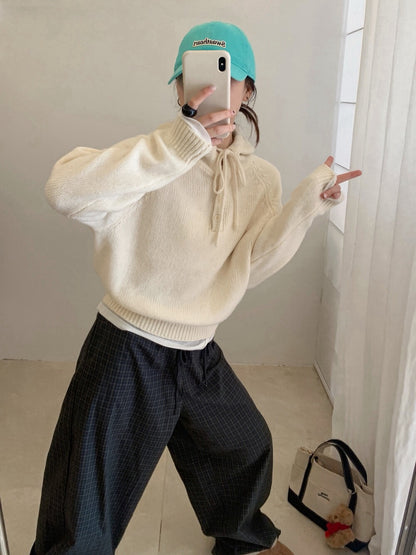 // 100%wool半鈕扣連帽NT