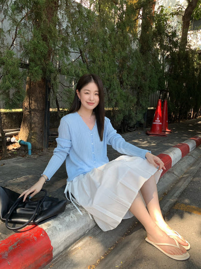 // 波浪卷卷邊直紋CD