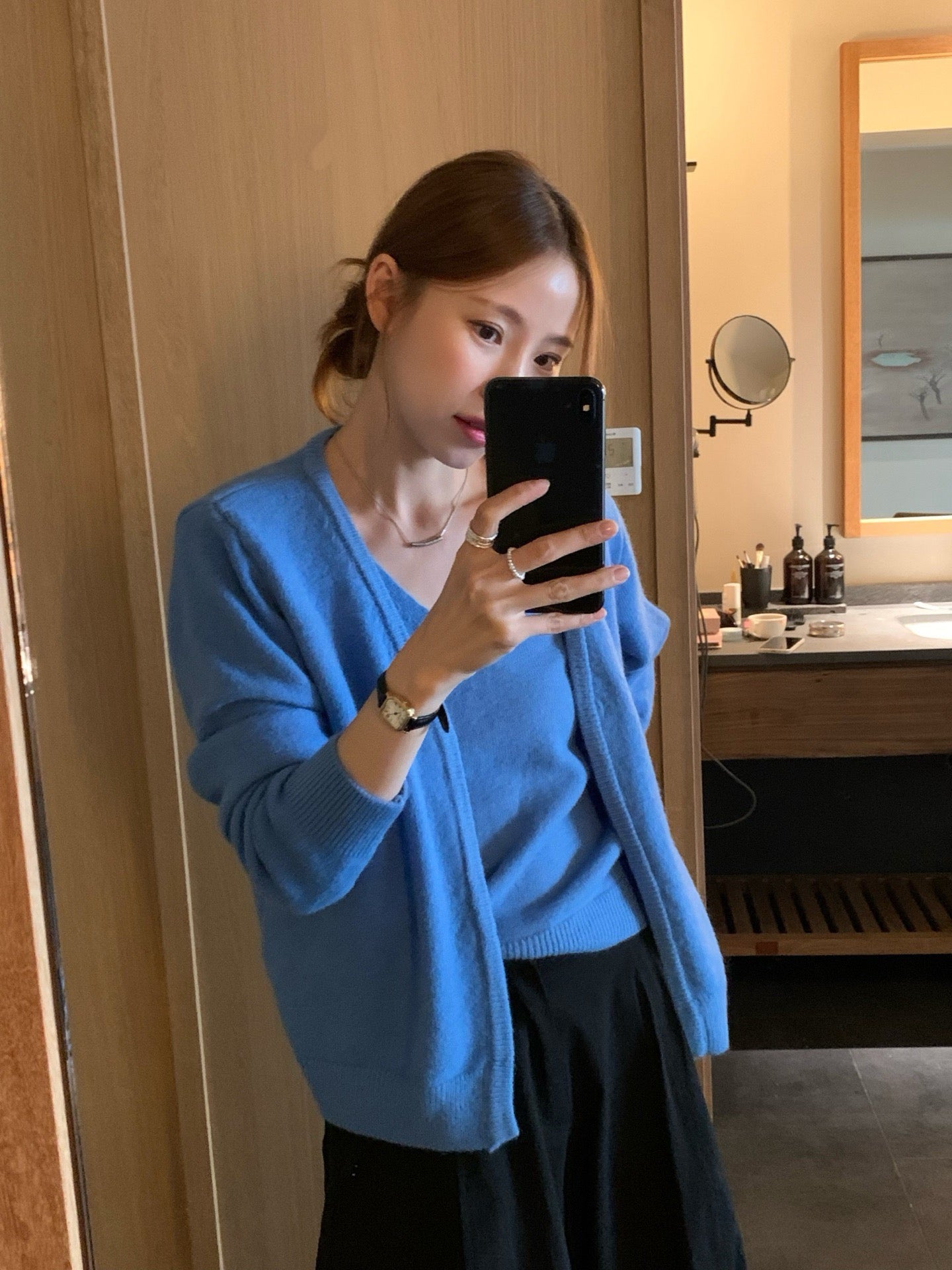 (部分現貨) // 超soft 5%羊毛背心+外套兩件套