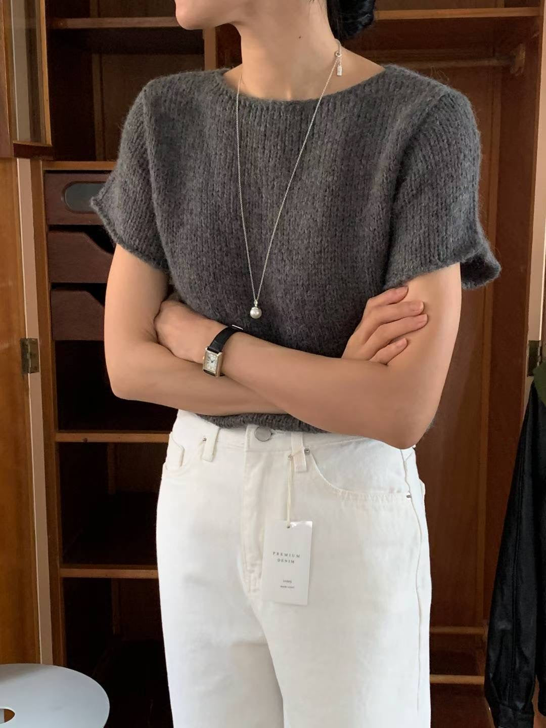 // alpaca手工織感短袖NT