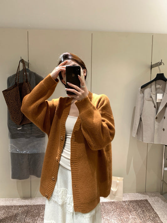 // 慵懶感中長大毛衣外套