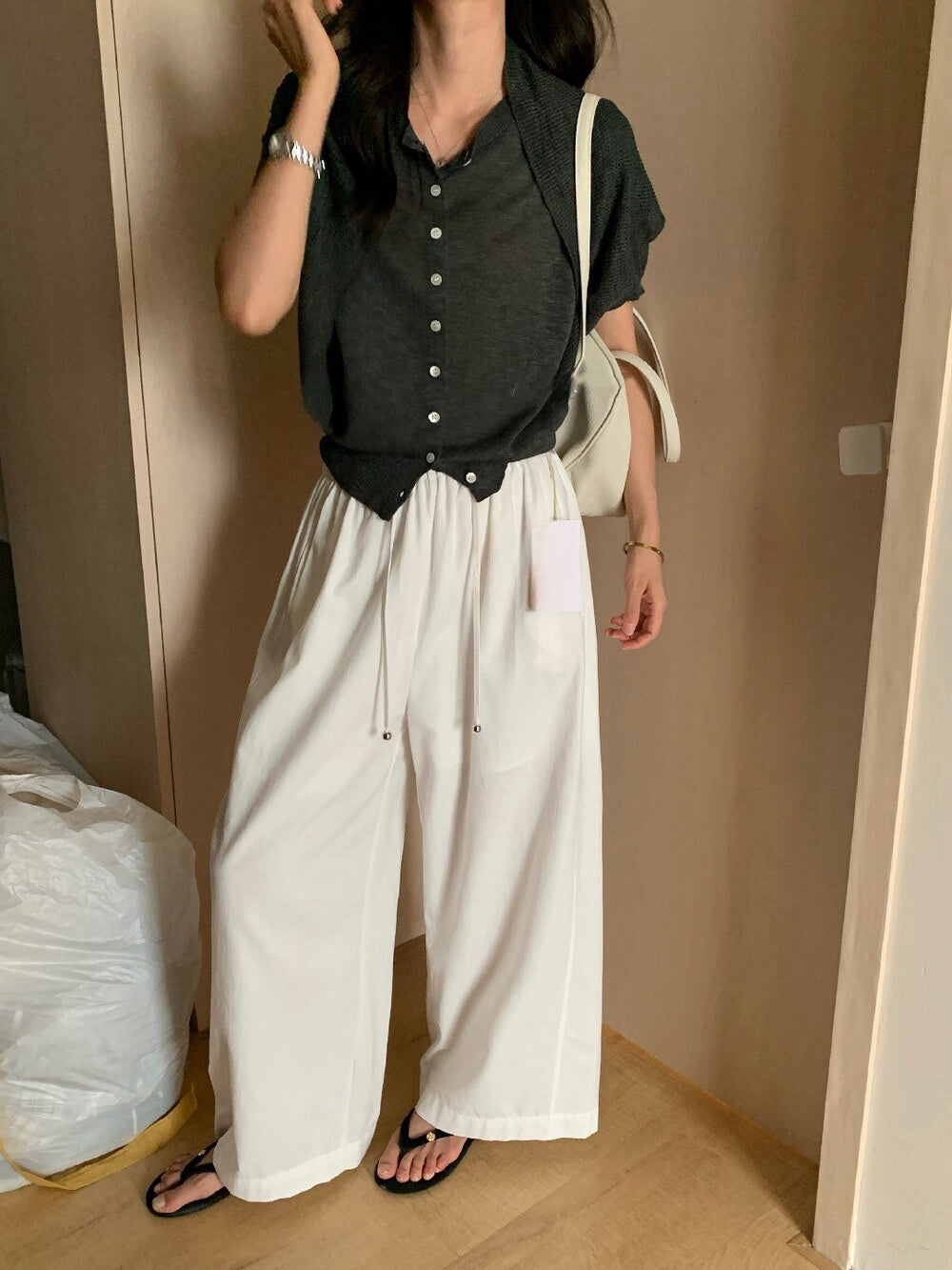 // 慵懶風舒適度滿分棉麻褲