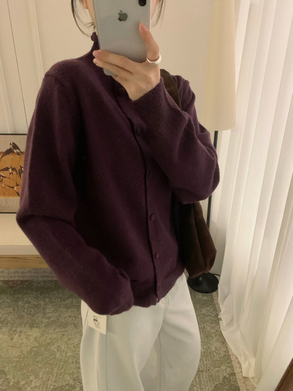 // 30%raccoon側包扣卷邊領CD