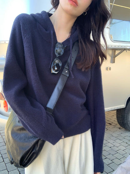 // 超軟糯北極絨連帽毛衣