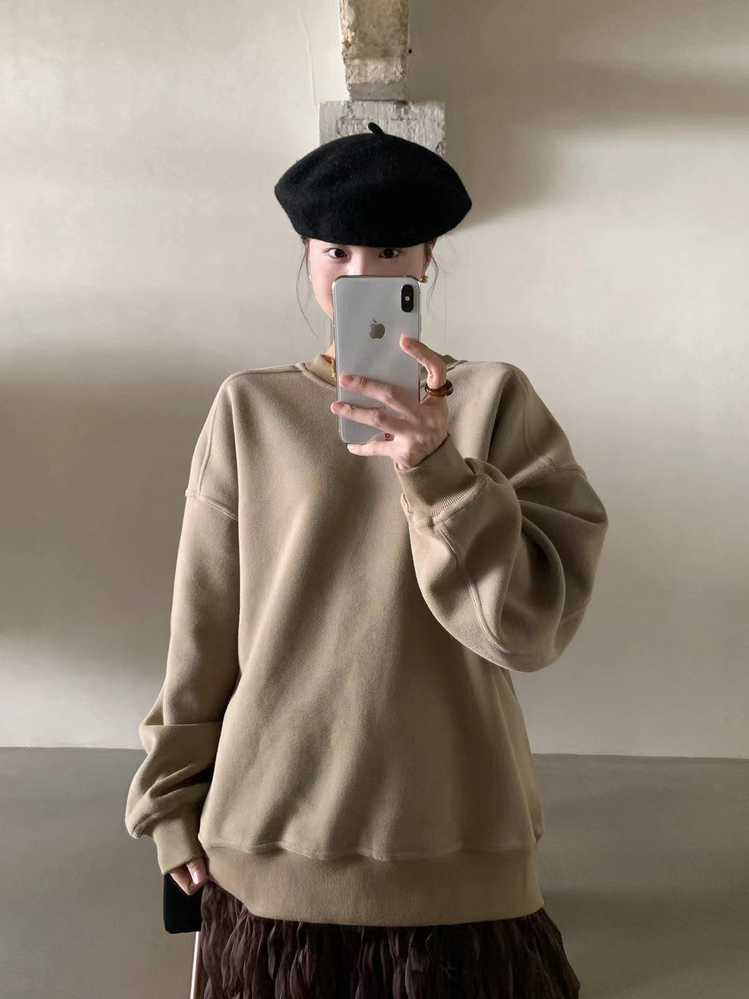 // 超高質靚料淨色衛衣