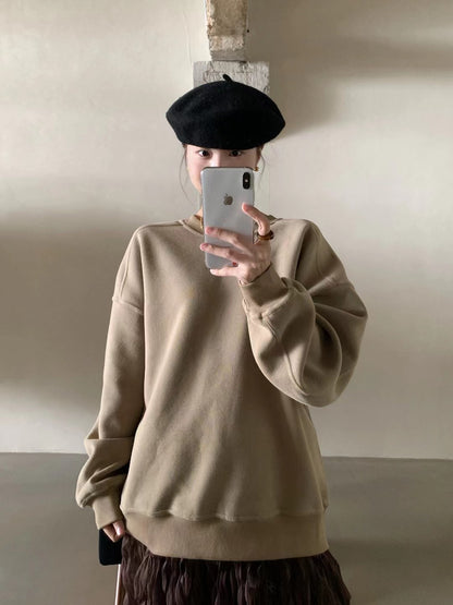 // 超高質靚料淨色衛衣