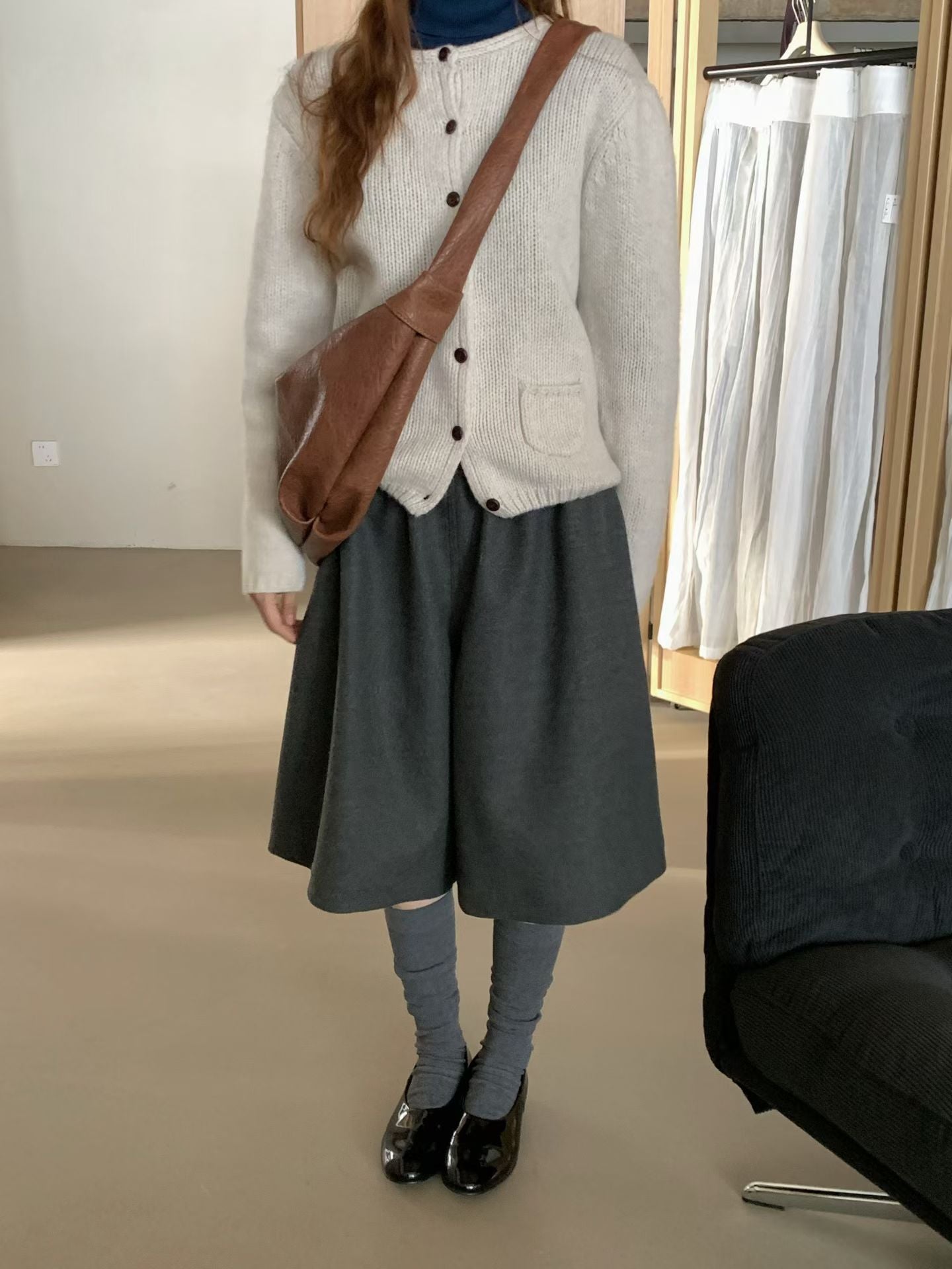 // 100%羊毛可愛弧邊小口袋CD