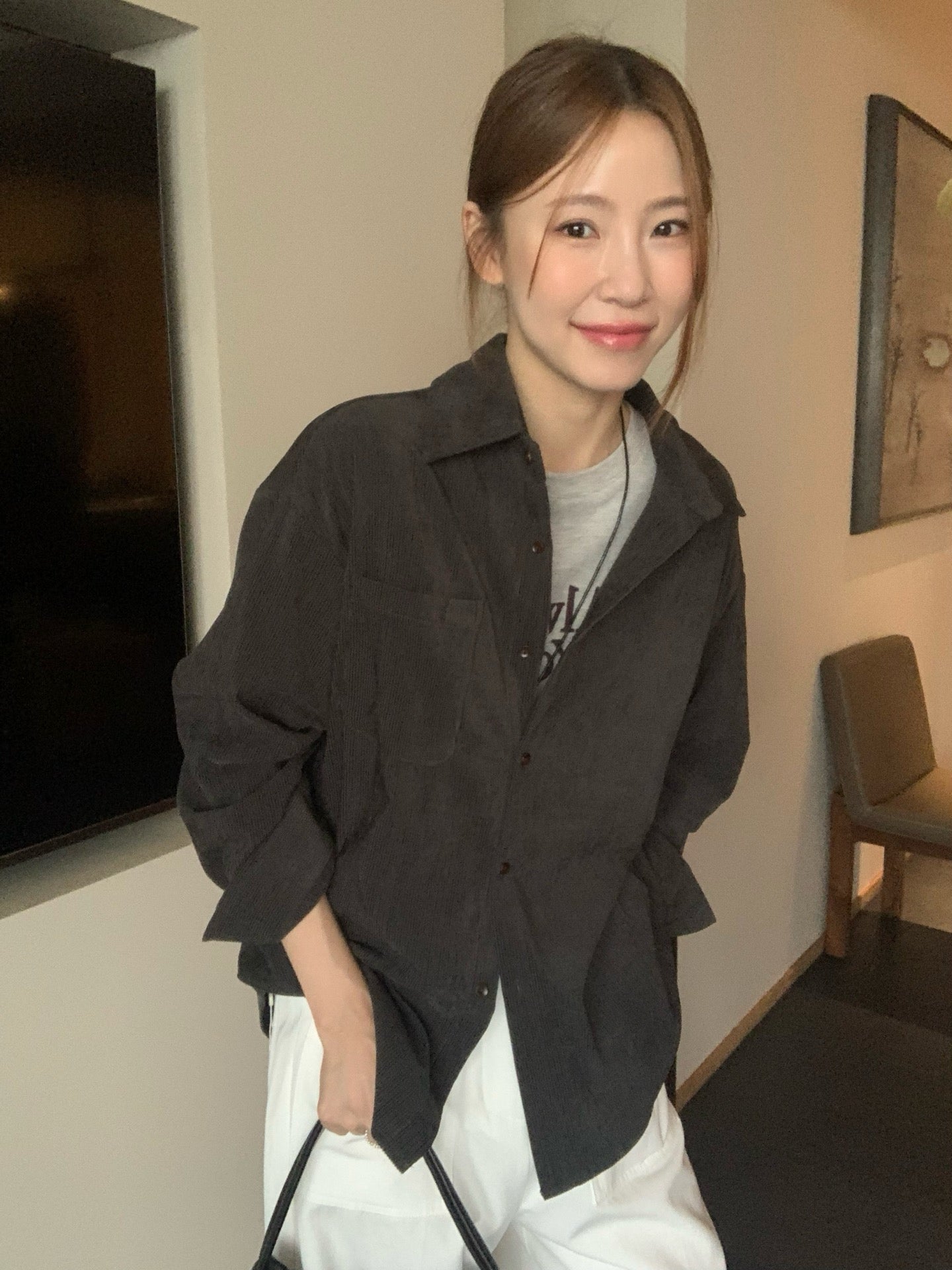 // 多色超柔軟燈芯絨口袋SH