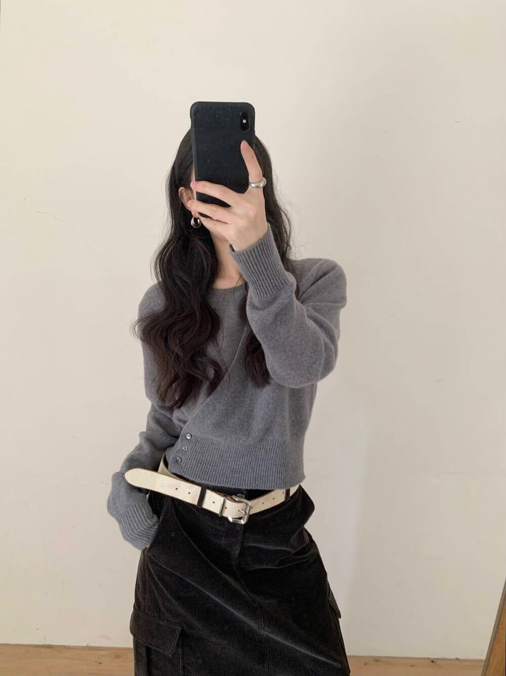 // 100%羊毛軟糯高質交叉鈕扣NT