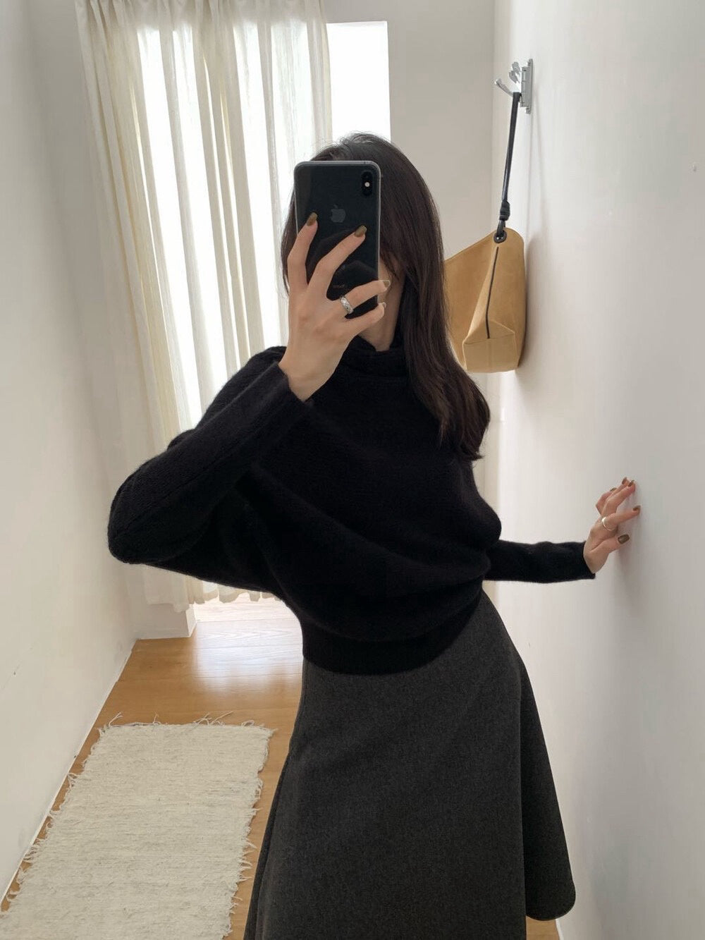 // 堆堆領慵懶感蝙蝠袖NT